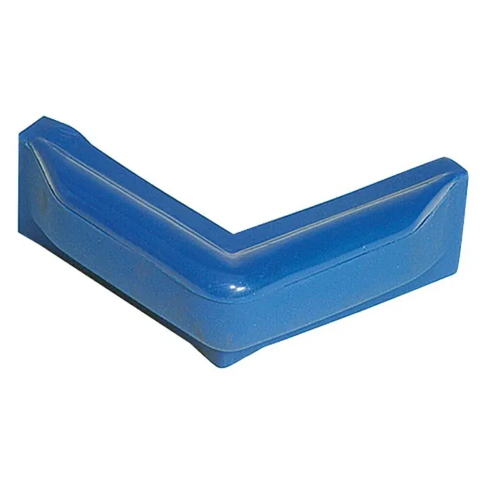 Talamex Stegfender - 7 x 25 x 10 cm, Eckig, Blau, Kunststoff - Blauer Eckenschutz, ideal um Ecken vor Beschädigungen zu schützen und Verletzungen zu vermeiden. Robuster und langlebiger Kantenschutz.