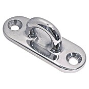Marinetech Placa de cubierta (100 x 36 mm, Acero inoxidable, A4)