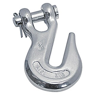 Kettinghaak (Kettingdiameter: 8 mm, Zelfklemmend, Roestvrij staal, A4)