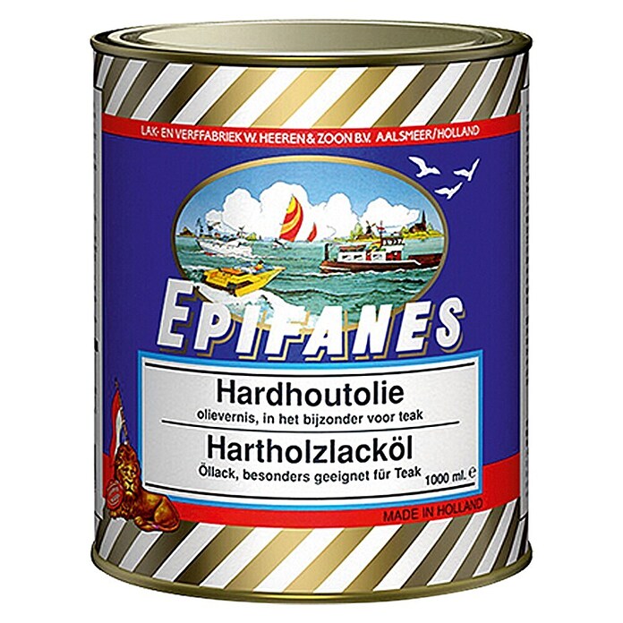 Epifanes Hardhoutolie, olievernis (1 l, Hoogglans, Helder)