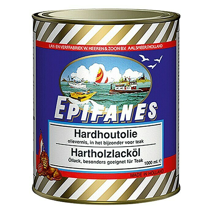 Epifanes Hardhoutolie, olievernis (1 l, Hoogglans, Helder)