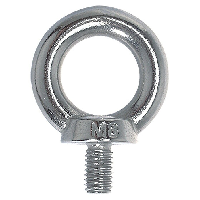 Marinetech Schroefoog (M8, Binnendiameter: 20 mm, Roestvrij staal)