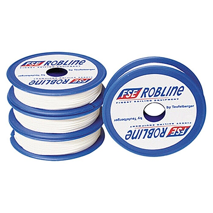 FSE Robline Cabo para aparejos (1,4 mm, Largo: 32 m, Blanco)