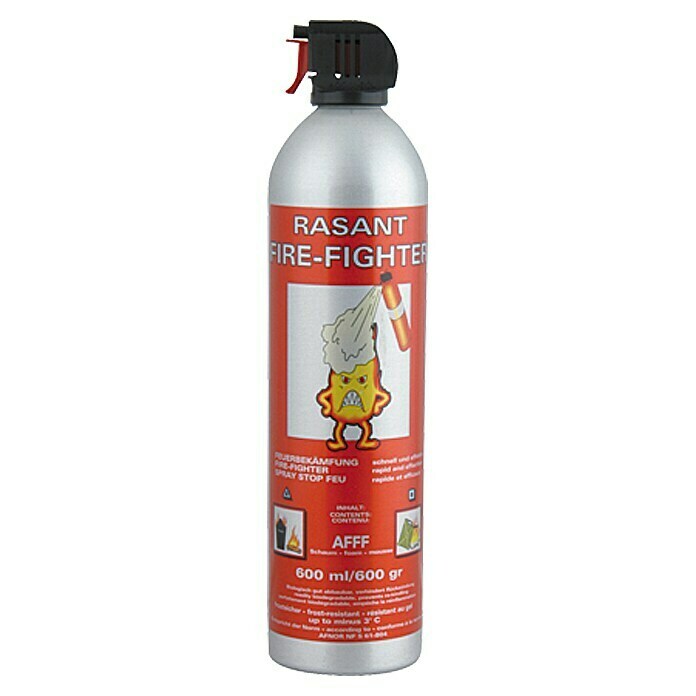 UniTEC FeuerlöschsprayGeeignet für: Bekämpfung von Entstehungsbränden, 600 ml Front View