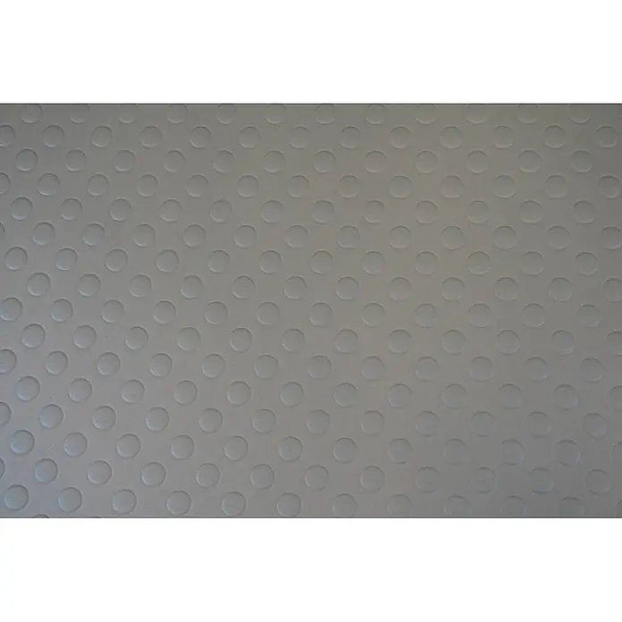 PROREGAL Anti-Ermüdungsmatte COMFORT PLUS mit Noppenprofil Grau -  - Graue Oberfläche mit erhabenen Punkten.