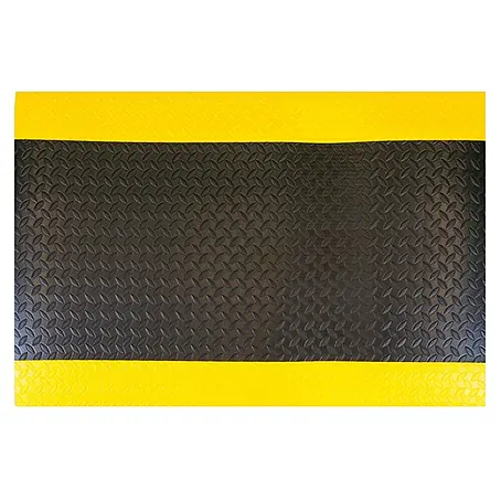 PROREGAL Anti-Ermüdungsmatte COMFORT Rutschfest Schwarz/Gelb