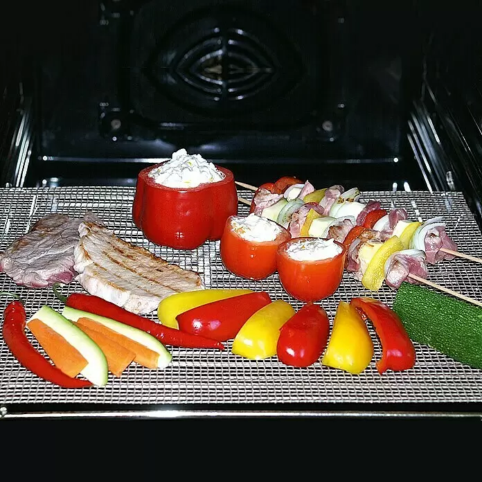 Kingstone Grillmatte - L x B: 42 x 36 cm, Sonstiges, Beschichtet - Anwendungsbeispiel
