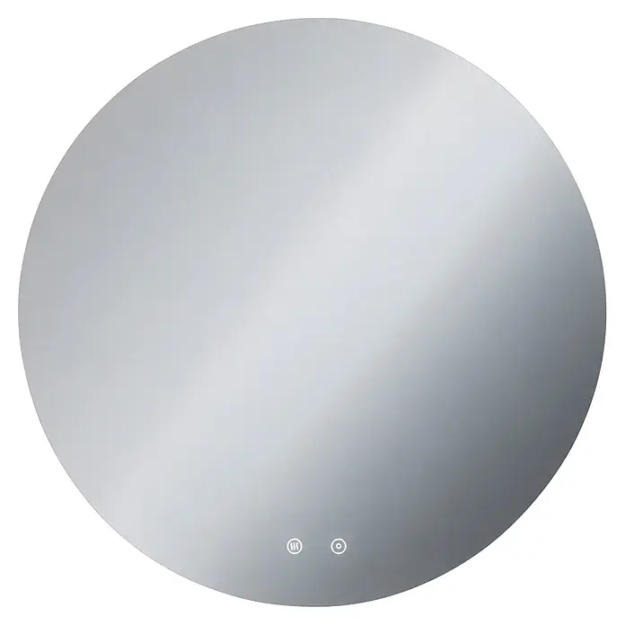 Espejo con luz Melina - Diámetro: 80 cm, Blanco neutro, Función antivaho - Vista frontal