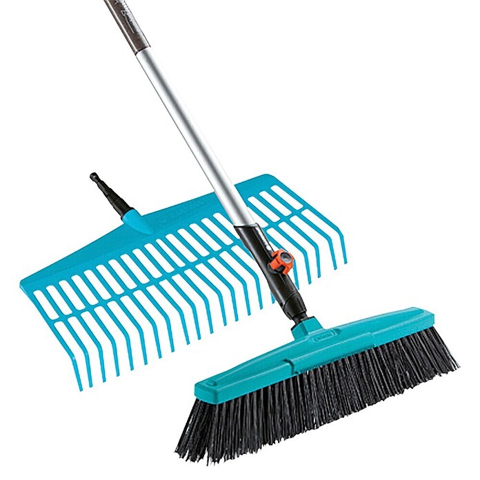 Gardena Combisystem Gazonhark en bezem (Werkbreedte: 43 cm, Verwisselbare steel)