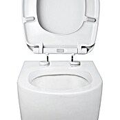 Tapa de WC (Caída amortiguada, Duroplast, Blanco)