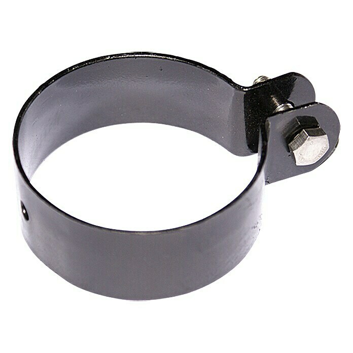 Hadra Paalklem (Diameter klem: 60 mm, Zwart)