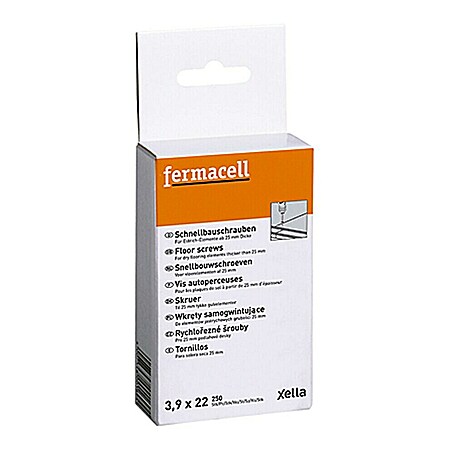 Fermacell Schnellbauschrauben (Durchmesser Kopf: 3,9 mm, Länge: 22 mm, 250 Stk.)