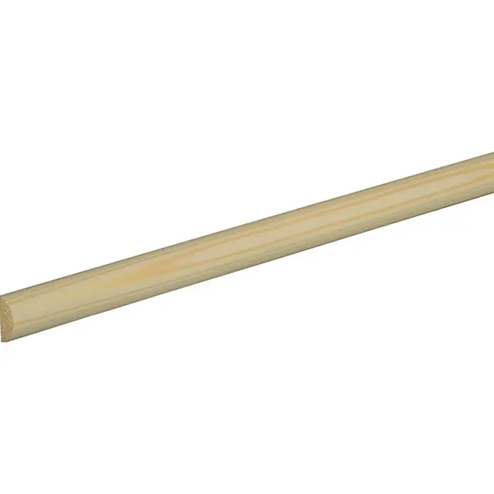 Profiles and more Halbrundstab - 100 cm x 20 mm x 10 mm, Fichte/Kiefer - Holzrundstab aus hellem Holz, ideal für Bastelarbeiten, Modellbau und Dekorationen. Vielseitig einsetzbar und leicht zu bearbeiten.