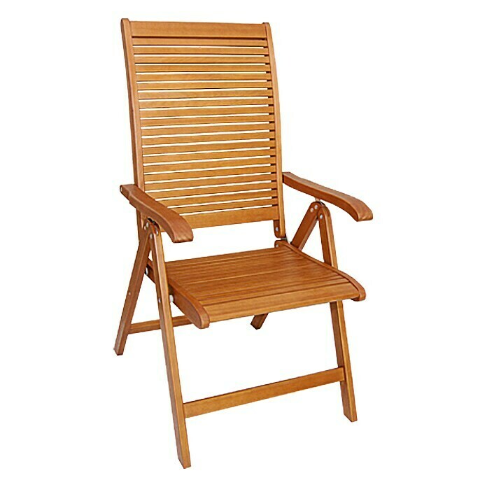 Sunfun Diana Sklopiva stolica s pozicijama (69 cm, Drvo, Prirodno smeđe)