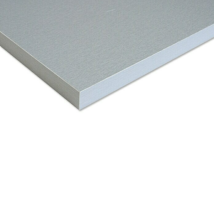 Regalboden (Silbermetallic, 120 x 20 x 1,6 cm)
