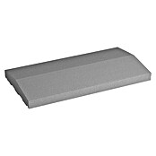 Mauerabdeckplatte Satteldach (Grau/Anthrazit, 50 x 30 cm, Beton)