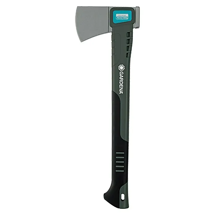 Gardena Universalaxt 1000 A - Länge: 45 cm - Gardena Universal Axt 900 B mit robustem, langlebigem Stiel und optimierter Gewichtsverteilung für effektives Spalten von Holz.