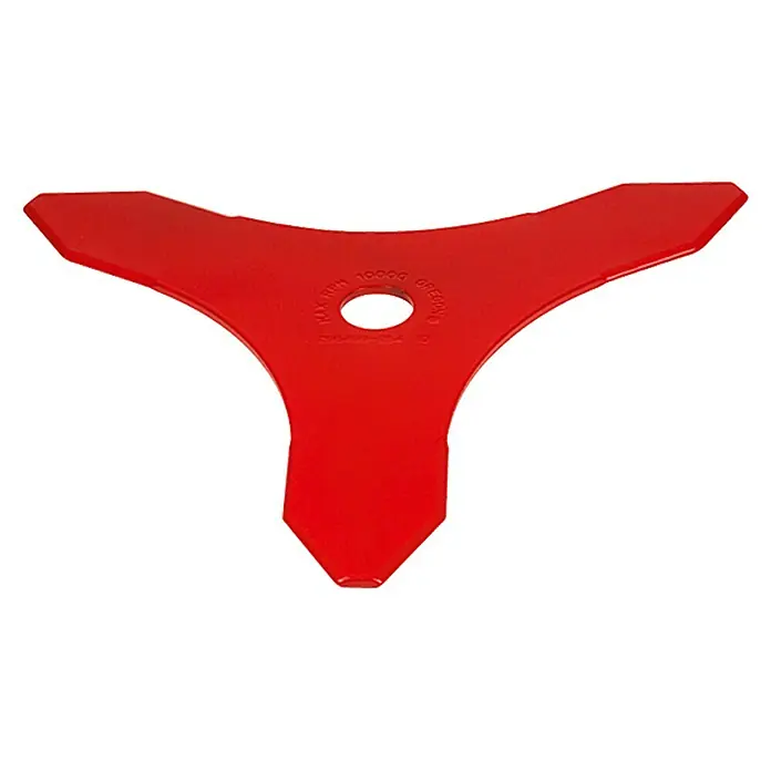 Oregon 3-Zahn-Dickichtmesser - Durchmesser: 300 mm, Höhe: 3 mm - Roter Oregon Trimmerkopf, ideal für effektives Trimmen. Das robuste Design sorgt für langanhaltende Leistung beim Schneiden.