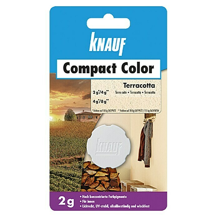 Knauf Putz-Abtönfarbe Compact Color (Terracotta, 2 g)