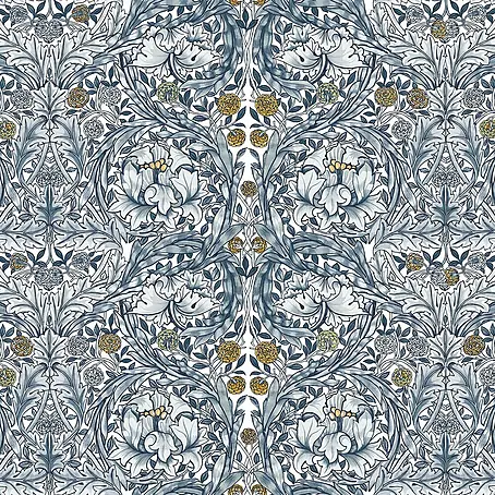 William Morris At Home Fototapete African Marigold (Blau) 250x400cm