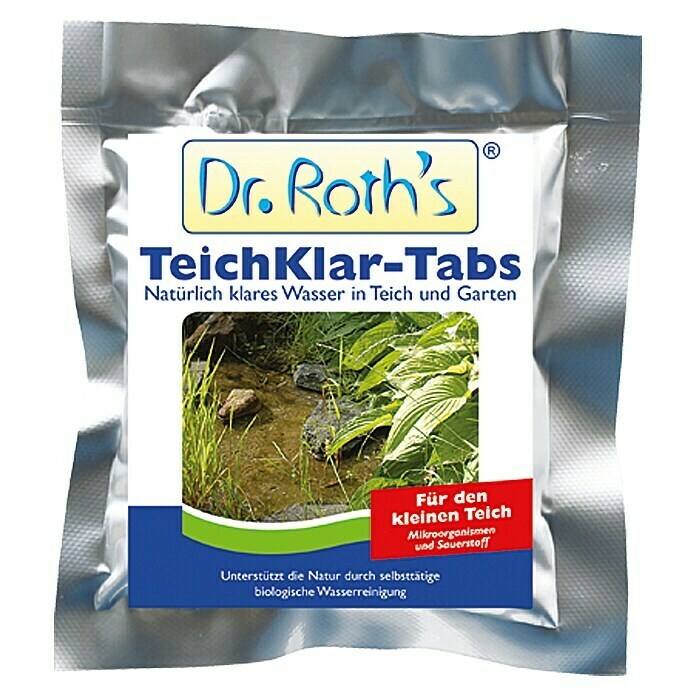 Söll Reinigungstabs Dr. Roth's Teichklar4 Tabs Front View