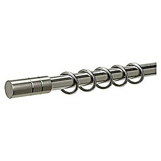 Stilgarnitur Zylinder (Länge: 120 cm, Edelstahloptik, Durchmesser: 20 mm)