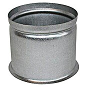 Spojnica za dimnjake (Promjer: 80 mm, Vruće aluminirano, Srebrnosiva)