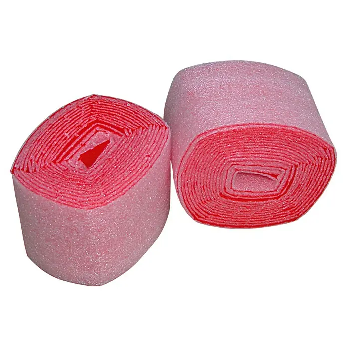 Thermaflex ThermaGo PE-Wickelband - Länge: 3,6 m, Selbstklebend - Zwei Rollen rosafarbenes Roll-up-Fruchtleder, ein süßer und zäher Leckerbissen, der perfekt zum Naschen ist.