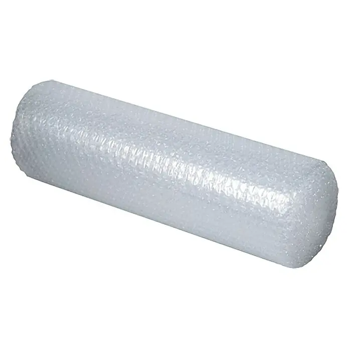 Luftpolsterfolie - 5 x 2 m, Transparent - Eine Rolle Luftpolsterfolie, ideal zum Schutz empfindlicher Gegenstände beim Transport und zur Vermeidung von Schäden.