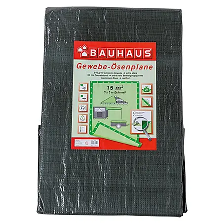 BAUHAUS  Gewebe-Ösenplane