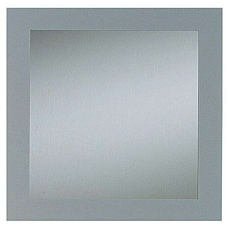 Kristall-Form Siebdruckspiegel Toba (45 x 45 cm, Silber)