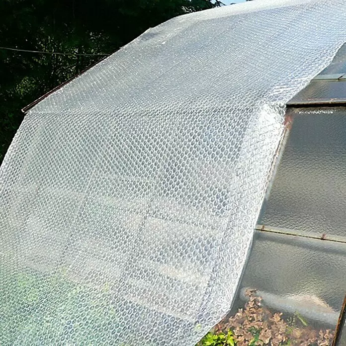 Floraworld Luftpolsterisolierfolie Classic - 5 x 2 m, Transparent - Anwendungsbeispiel