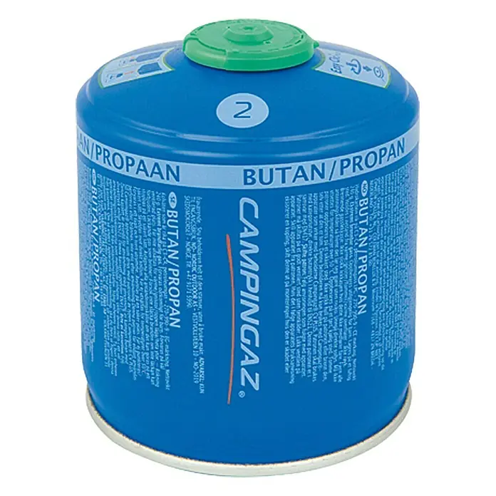 Campingaz Ventilkartusche CV 300 - 430 ml - Campingaz Butan/Propan Gaskartusche mit grünem Deckel. Ideal für Campingkocher und -lampen.