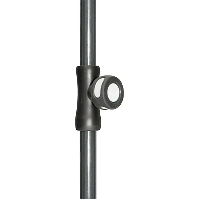 Doppler Unterstock - 119 cm, Passend für: Schirmstöcke 22 - 25 mm - Mikrofonständer mit verstellbarem Drehknopf zur Höhenverstellung für optimalen Halt und Flexibilität.