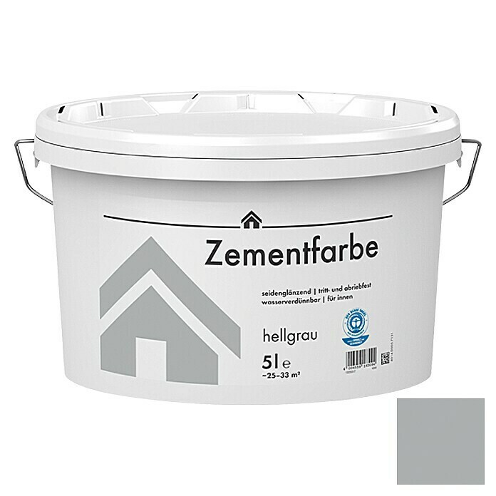 Zementfarbe WV (Hellgrau, 5 l)