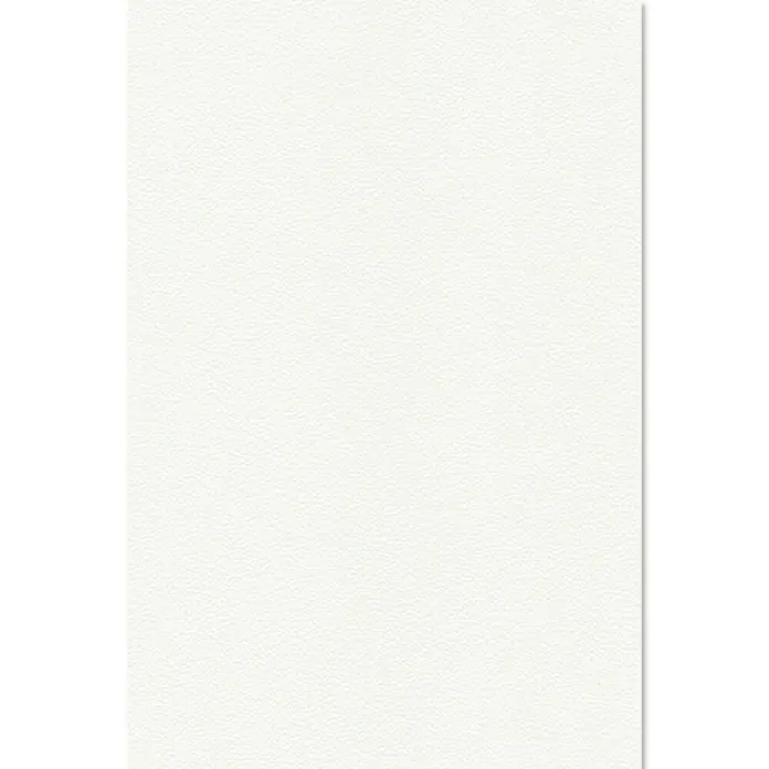 Spanplatte nach Maß - Stärke: 19 mm, L x B: 280 x 207 cm, Perl Weiß - Detailaufnahme eines unbeschriebenen, weißen Blattes Papier mit feiner Textur, ideal für Kunst, Design und kreative Projekte aller Art.