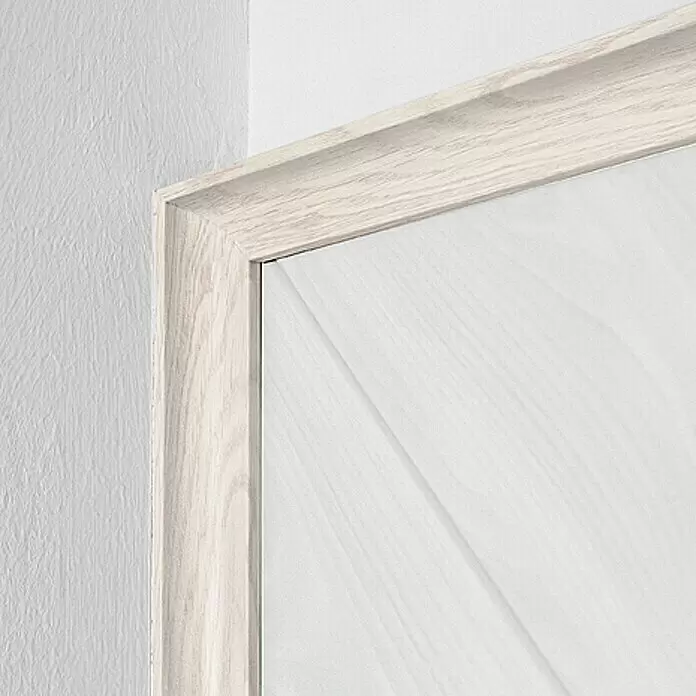 LOGOCLIC Hohlkehlleiste Esche Weiß - 260 cm x 22 mm x 22 mm, MDF - Stimmungsaufnahme