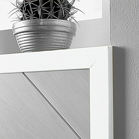 LOGOCLIC Winkelleiste Uni Weiß (260 cm x 22 mm x 42 mm, MDF)