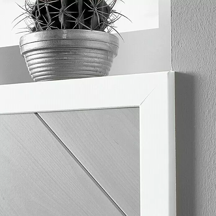 LOGOCLIC Winkelleiste Uni Weiß - 260 cm x 22 mm x 42 mm, MDF - Stimmungsaufnahme