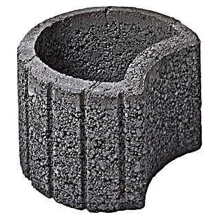 EHL Plantenbaksteen Bloembak (Antraciet, 50 x 40 x 30 cm, Beton)