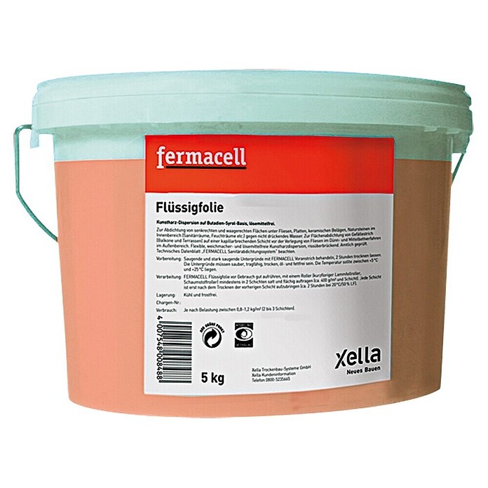 Fermacell Vloeibare folie (5 kg, Oplosmiddelvrij)