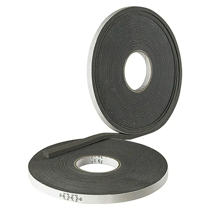 Probau WDVS-Fugendichtband - 10 m x 15 mm, Selbstklebend - Zwei Rollen Dichtungsband mit grauem Schaumstoff und weißer Rückseite. Ideal zum Abdichten von Spalten und Fugen.