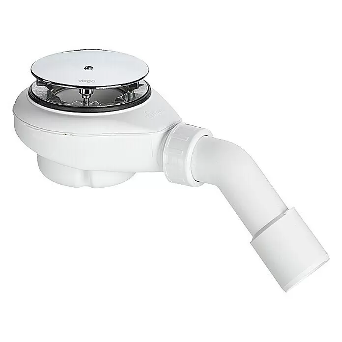 Viega Duschwannenablauf Tempoplex - Durchmesser Ablauf: 90 mm, Chrom
