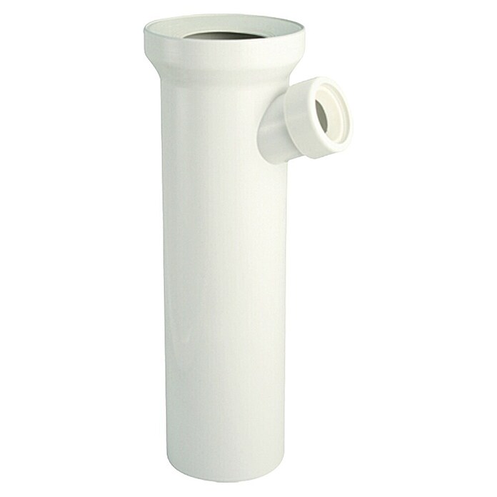 Admiral WC-Anschlussstutzen (Länge: 40 cm, Mit Stutzen (40 mm), Weiß)