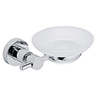Tesa Soporte de jabón Loxx (Tipo de montaje: Pegado, Cromado)