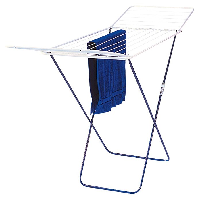 Tendedero con alas Jolly (L x An x Al: 180 x 55 x 93 cm, Blanco)