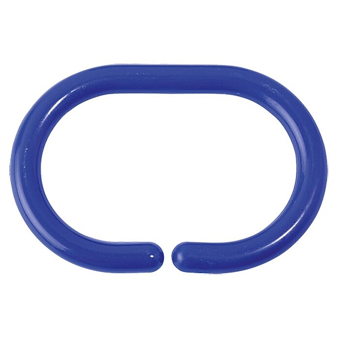 Venus Duschvorhangringe (Blau, 12 Stk.)