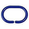 Venus Duschvorhangringe (Blau, 12 Stk.)
