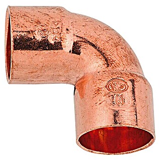 Kupfer-Winkel 5090 II (Durchmesser: 18 mm, 90 °, Beidseitige Muffe)