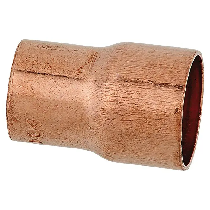 Kupfer-Reduzier-Muffe 5240 - 18 x 15 mm - Kupferreduzierstück mit unterschiedlichen Durchmessern für die Verbindung von Rohren.